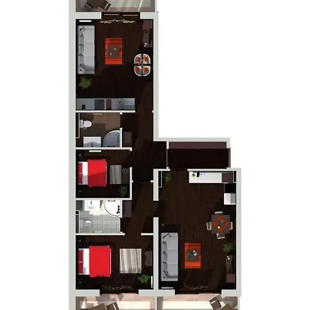 Terasse 1 & 2 Apartment